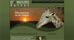 Desktop Screenshot of damoursnature.com